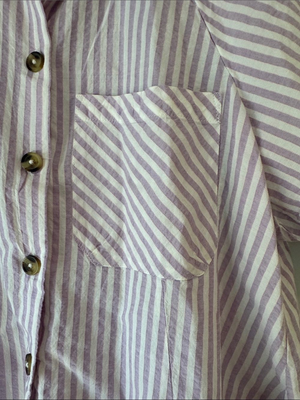 Maeve by Anthropologie The Zooey Bubble Sleeve Button Front Blouse - Picture 6 of 8